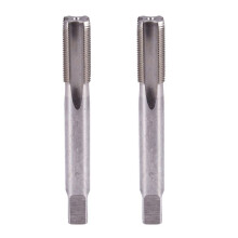 2Pc 15mm M15 X 1mm Pitch HSS Metric M15 Thread Plug Tap Pipe Taper Machine Tap