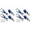 8PCS Drywall Stilts Straps, Adjustable Drywall Foot Band Straps Kit,Replacement Part for Stilts 1