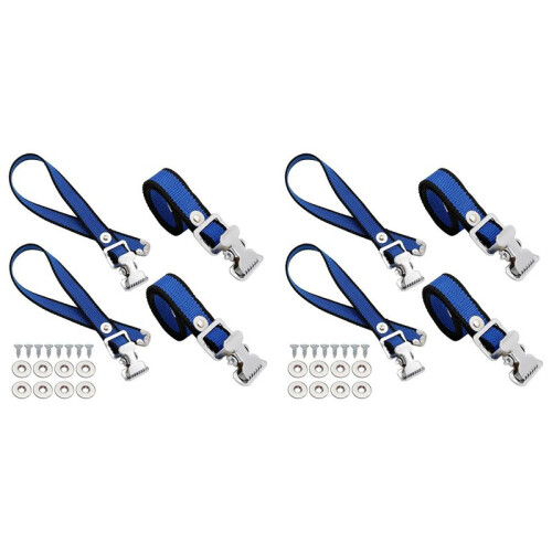 8PCS Drywall Stilts Straps, Adjustable Drywall Foot Band Straps Kit,Replacement Part for Stilts