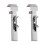 2X Adjustable Drawer Fixing Clamp, Universal Drawer Panel Front Installation Clamps Fixing Clips with Replaceable Clip 1