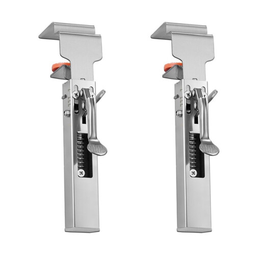 2X Adjustable Drawer Fixing Clamp, Universal Drawer Panel Front Installation Clamps Fixing Clips with Replaceable Clip 1