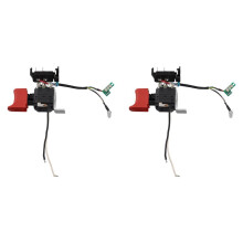 2X Przełącznik Elektronarzędzia BS12 do Wiertarki Akumulatorowej Power Max BS 10,8 V 12 V Spust Quick 343412370 Akcesoria do Elektronarzędzi