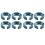 8 Pezzi per Supporto per  419627-9  Ad Immersione per Accessori per Elettroutensili per  SP6000 CA5000 DSP601 DSP600 DHS783/782 1