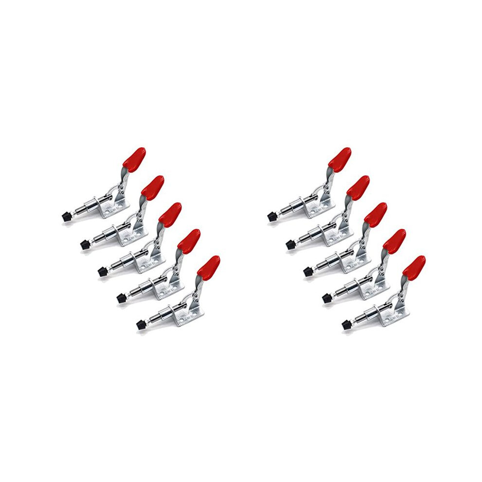 10 Pcs Pull 301Am Adjustable Toggle Clamp Stroke Clamp Push Pull Toggle Clamp Quick Release Hand Tool 6033875132600