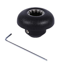 5 Jeu de Kit de Remplacement de Prise D'Entraînement de Mélangeur Noir en Métal et en Plastique pour Pièces de Rechange de Mélangeur avec Clé
