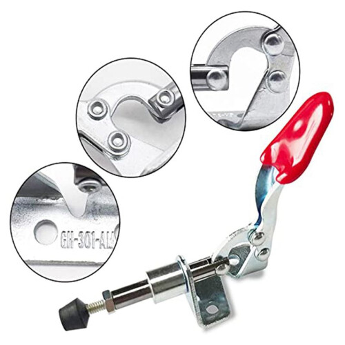 10 PCS Pull  301AM Adjustable Toggle Clamp Stroke Clamp Push Pull Toggle Clamp Quick Release Hand Tool 1