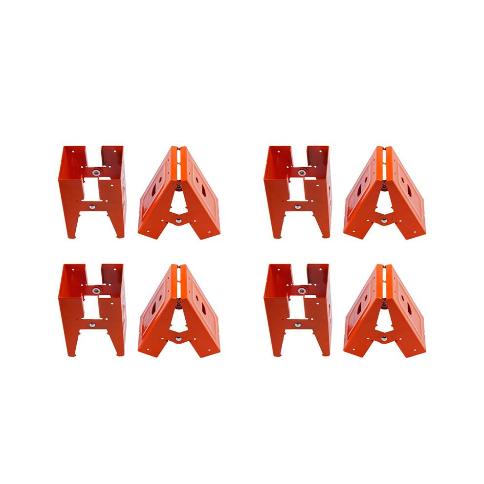 8X Woodworking Table Mobile Bracket Fixing Clip Saw Horse Clips Carpentry Furniture Reinforcement Clamp 4713772078660