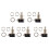5X Guitar Pedal 2 Pin SPST Momentary Effects Push Button Foot 1