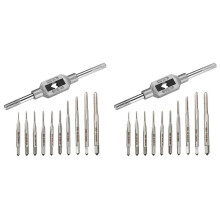 20Pcs Micro-Taps Bit Small Hand Screw Thread Taps M1-M3.5 HSS Metric Plug Tap Screw Tap Drill Tapping Tool