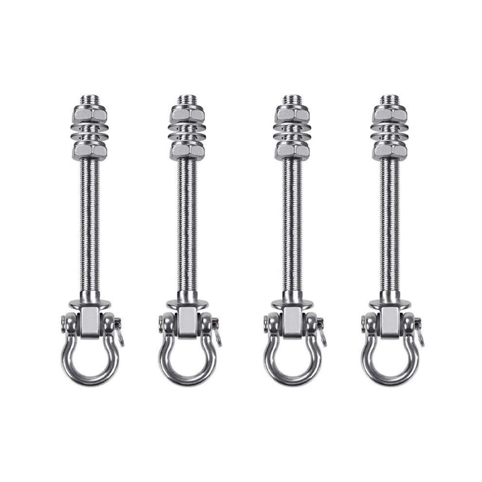 4X Heavy Duty Swing Hook Yoga Hammock Sandbag Hook Hanging Chair Accessories For Playground Porch Yoga Hammock 6031581672434
