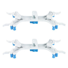 2X Aluminum Double Burette Clamp, Adjustable Burette Clamp Burette Clamp Butterfly Spring-Loaded Laboratory Accessories