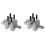 2X Metal Vise Fixture Multi-Function Clamp Model Making Fixed Jig DIY Crafts Remodeling Vise Workbench with Clamping 1