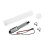 10X Atuador Micro-Linear, Curso de 2 Polegadas, 90N / 20.3Lb, Velocidade 9.5Mm / S Atuador Elétrico À Prova D'Água Atuador Linear Do Motor 12V 5