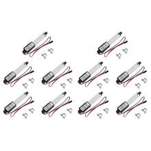 10X Micro-Lineaire Aandrijving, 2 Inch Slag, 90N/20.3Lb, Snelheid 9,5 mm/S Elektrische Waterdichte Aandrijving Motor Lineaire Aandrijving 12V