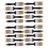 20 Pieces 2 Inch Paint Brush,Flat Paint Brushes Professional Paint Tools with Treated Plastic Handle for DIY Paint 2