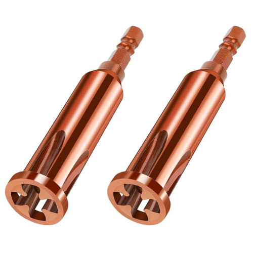 2X Universal Wire Twisting Tool Cable Stripper & Wire Twisting Tool for Stripping & Twisting Cables, Driven By Drill