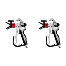 2X Spruzzatore Airless per Vernice Ad Alta Pressione 3550 PSI, Protezione Ugello, Punte per Spruzzatore Reversibili 517 per Accessori Parti