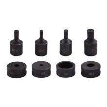Ensemble de 12 Matrices de Poinçonnage Hydrauliques CH-70 pour Trous Ronds - Outils D'Emboutissage Ronds en Acier à Haute Teneur en Carbone pour la