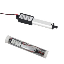 10X Mikrolinjärt Ställdon, 2 Tums Slag, 90N/20,3Lb, Hastighet 9,5 mm/S Elektriskt Vattentätt Ställdon Motor Linjärt Ställdon 12V