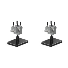 2X 2in1 Portable Table Vise, Micro-Bench Vise for Model Building Precision Clamp Scale Model Fixing Tool DIY