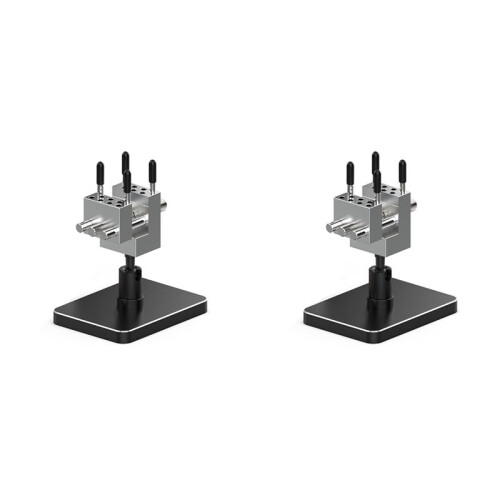 2X 2in1  Portable Table Vise, Micro-Bench Vise for Model Building Precision Clamp Scale Model Fixing Tool DIY