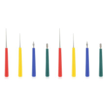 8st Diamond Tipped Bead Reamer, Bead Reamer Verktygssats för Smyckestillverkning Pärlhålsförstorare Tar Bort Grader