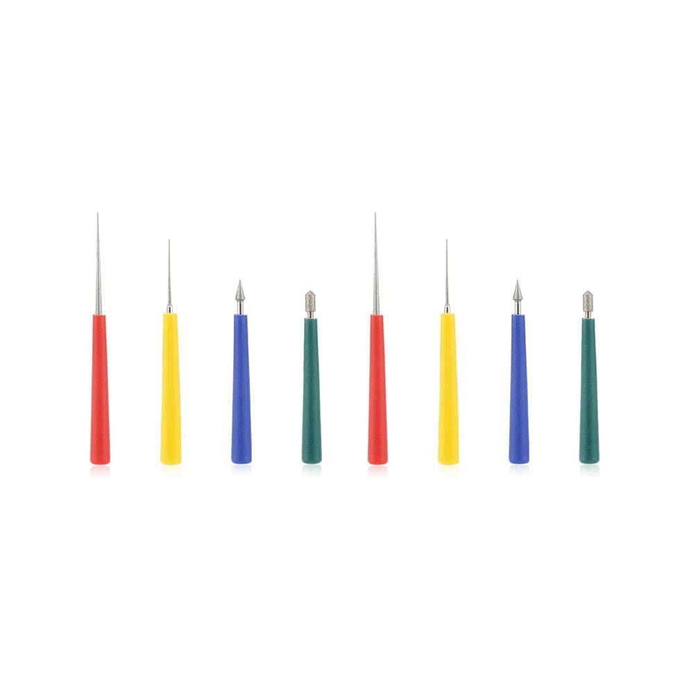 8Pcs Diamond Tipped Bead Reamer, Bead Reamer Tool Set For Jewelry Making Beading Hole Enlarger Removes Burrs 6031146274622