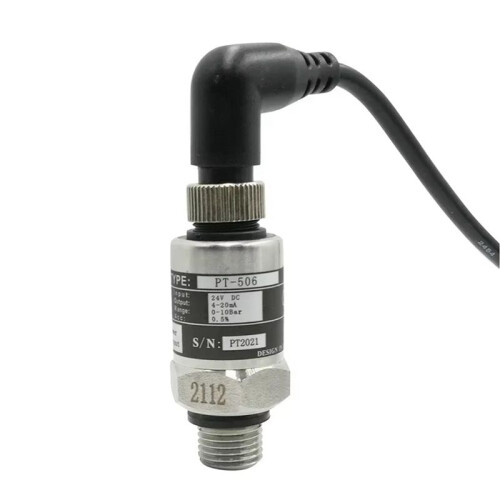 2X New Pressure Transducer Cable Pressure Transmitter Water Gas Hydraulic Sensor 2