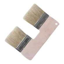 Double Paint Brush,3In DoubleHead Painting Brush,Bristle Art Flat Texture Brush,Art Wall Painting Double Paint Brush 2PC