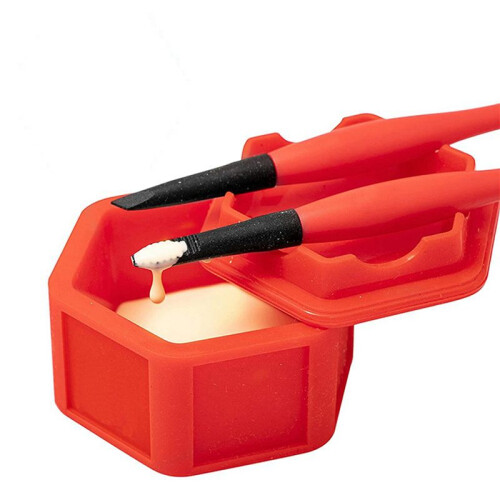 6X Compact Silicone Glue Brush Woodworking Glue Applicator Set Portable DIY 2
