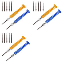 3sets 5-in-1 Precisie Brillen Reparatie Schroevendraaier Kit Magnetische Horloge Schroevendraaier voor Elektronica Zonnebrillen Mobiele Telefoon