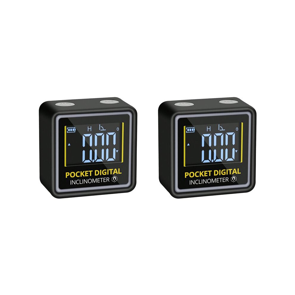 2X Digital Angel Finder Rechargeble Level Box Protractor With Magnetic Based Backlight For Woodworking Building 4713051380545