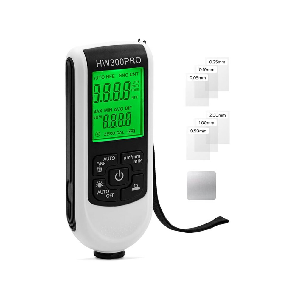 Paint Thickness Gauge Meter,1Î¼M Precision Coating Detector For Automotive Paint&Metal Plating,0-2000Î¼M Range 6031969040657