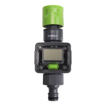 RAINPOINT Digitale Waterstroommeter LCD Buiten Tuinslang Waterverbruik Stroomsnelheidsmeter 3/4inch BSP Draad Kraanaansluitingen