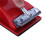 3X Rectangle Paper Grit Sandpaper Holder Hand Sander Red Black 7