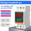 Dual Display Combination Rail Type Single Phase Digital Meter Digital Din Rail Power Meter AC Voltmeter Ammeter 8