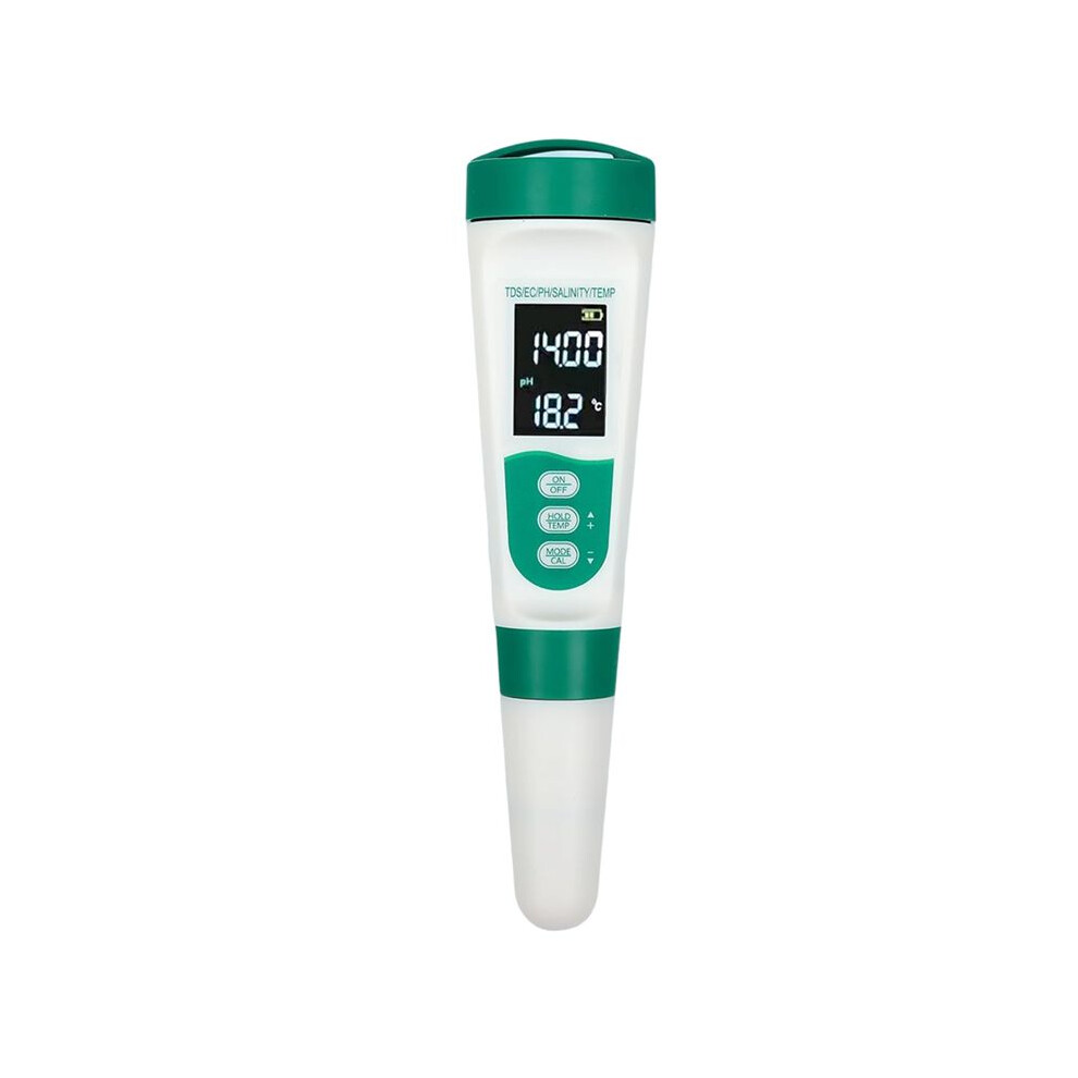 5-In-1 Digital Ph Meter, Voice Water Quality Tester, Ph/Ec/Tds/Salinity/Temp Meter, Tds Meter For Drinking Water Pool 4712970595962