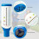 Mechanical Handheld Flow Meter Anemometers Air Flow Velocity Tester for PEF 6