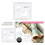 2X Coordinate Scale Practical Transparent Topographical Map Scale Navigation Military Protractor 5