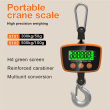 Digital Crane Scale Industrial Hanging Scale Heavy Duty Hanging Hook Scales Weighing Tool for Farm, Fishing 50g-300kg