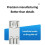 Dual Display Combination Rail Type Single Phase Digital Meter Digital Din Rail Power Meter AC Voltmeter Ammeter 2