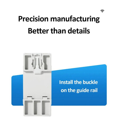 Dual Display Combination Rail Type Single Phase Digital Meter Digital Din Rail Power Meter AC Voltmeter Ammeter 1