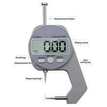 0-10mm Electronic Thickness Gauge Precise Digital Micrometer Thickness Meter