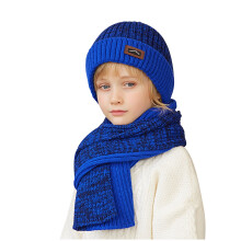 Winter Kids Warm Hats Knitted Coif Hood Scarf Beanies for Autumn Winter 1-11 Years