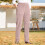 Γυναικείο πολυεστερικό παντελόνι dressy casual – μονόχρωμο & ριγέ, για 4