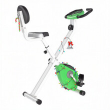 HOMCOM Folding Exercise Bike, Fitness Bicycle Indoor Trainer, 8-Level