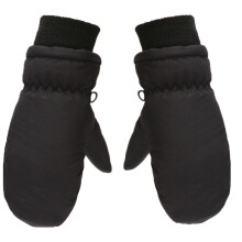 AWZXDE Kids Winter Gloves for Boys & Girls, Windproof Snow Mittens for Skating/Snowboarding, Black, Ages 2-5 Years, Compatible with Cold Weather