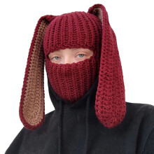 Balaclava Hat Long Bunny Ears Comfortable Windproof Breathable Cute Bunny Hat Rabbit Ears Hats for Cosplay