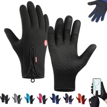 Bomaze winterhandschoenen, Nirvanapl ultieme water- en winddichte thermische handschoenen, thermische handschoen met touchscreen voor mannen en