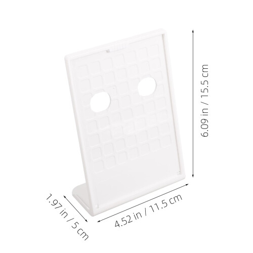 L-shaped Price Tag Holder Plastic Display Stand Desktop Menu Display Rack 2